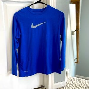 Boys Nike Dri Fit long sleeve t shirt